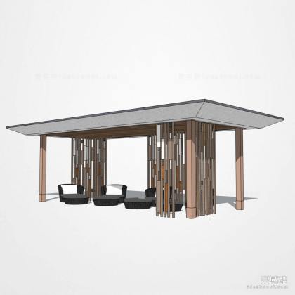 现代创意廊架丨