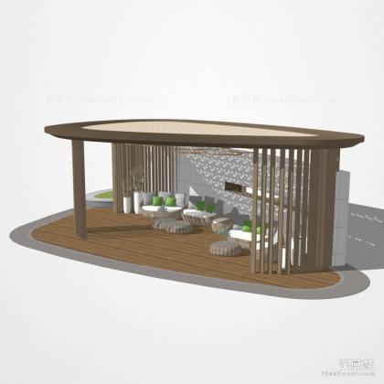 现代创意廊架丨