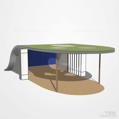 现代创意廊架丨