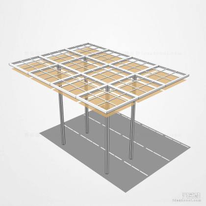 现代创意廊架丨