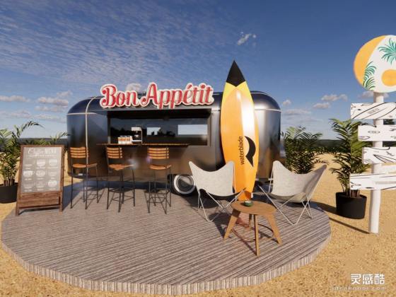 创意市集餐车丨