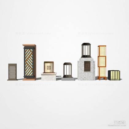 新中式草坪灯 景观灯丨