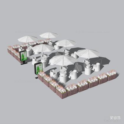 商业外摆伞座丨