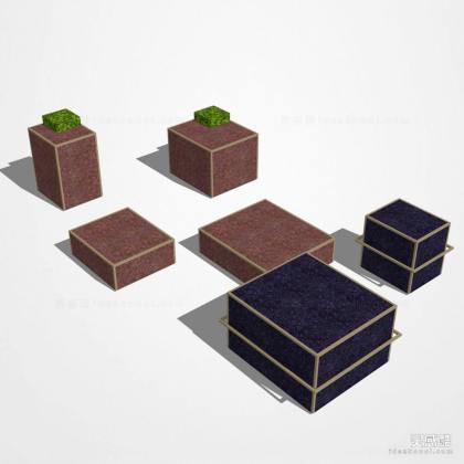 现代景观座椅丨