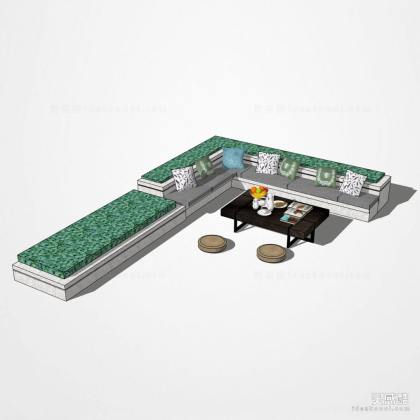 现代景观座椅丨