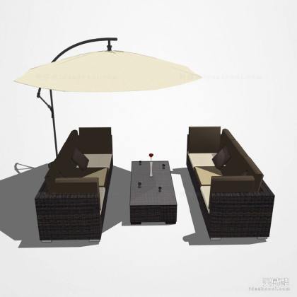 户外沙发座椅 伞座丨