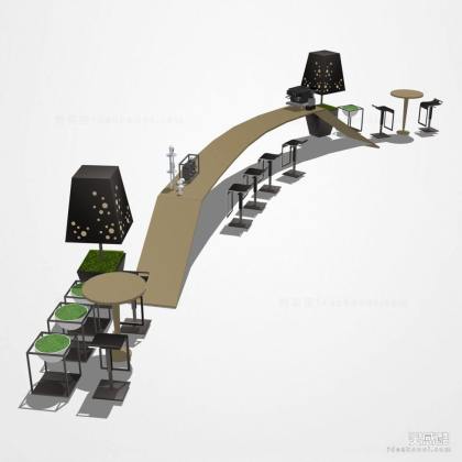 户外吧台座椅丨