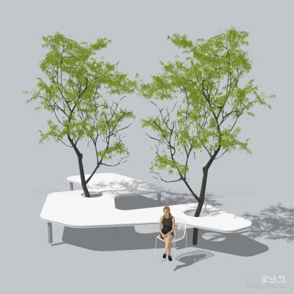 树桌座椅 户外吧台座椅丨