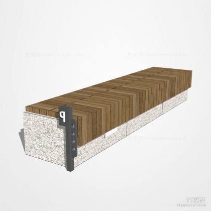 条形长椅 创意景观座椅丨