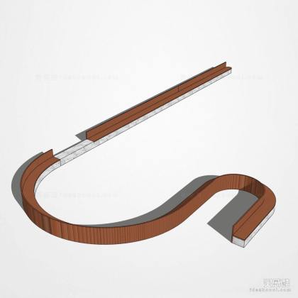 景观座椅 条形长椅丨