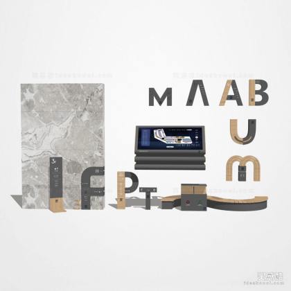 现代商场导视牌丨