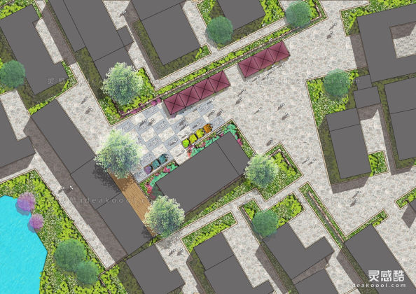 新农村休闲农业田园综合规划平面图丨