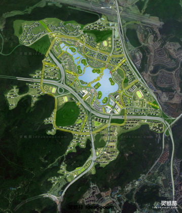 景观规划平面图丨