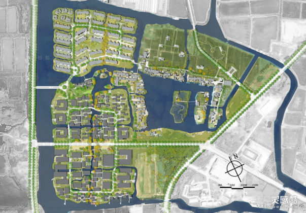 景观规划平面图丨