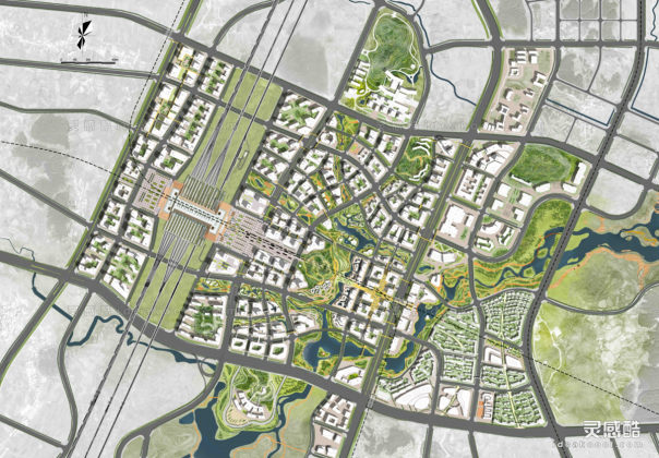 景观规划平面图丨