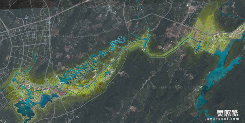 景观规划平面图丨