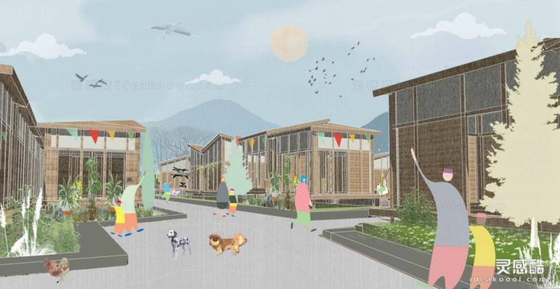 插画风创意效果图丨