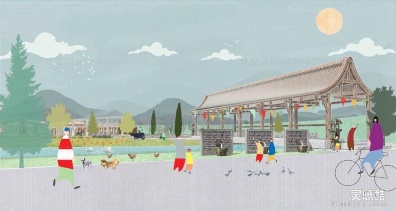 插画风创意效果图丨