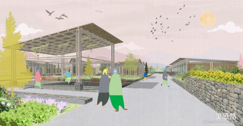 插画风创意效果图丨