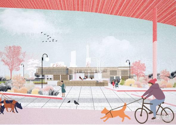 插画风创意效果图丨