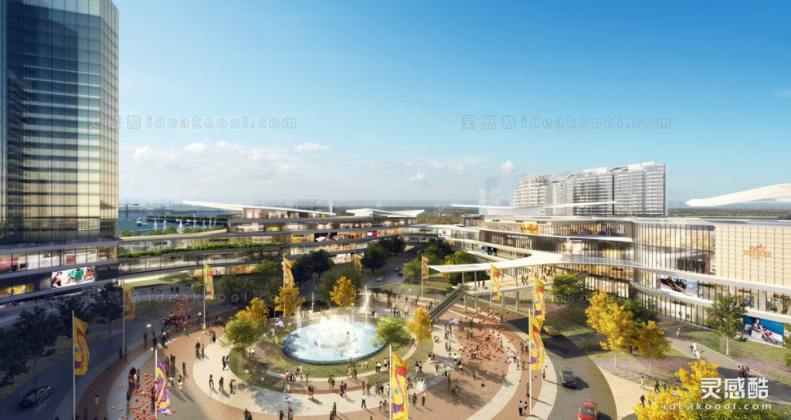 创意鸟瞰效果图丨