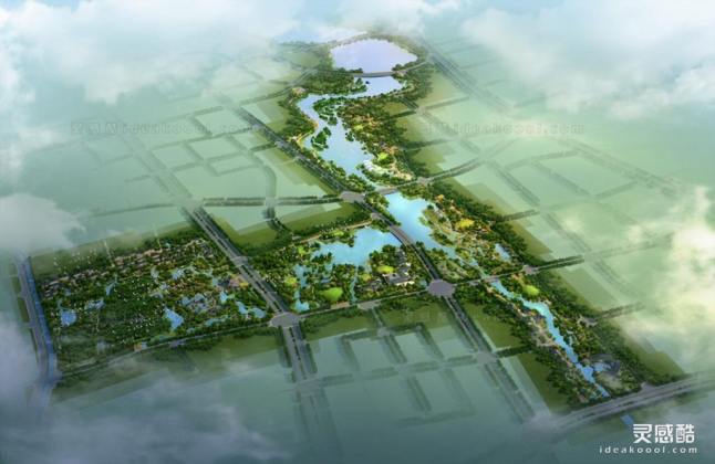 鸟瞰效果图丨