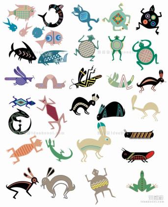 卡通动物昆虫素材丨