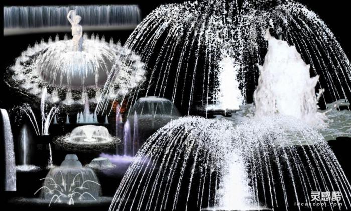 喷泉水景贴图丨