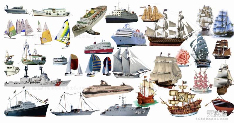 船贴图丨