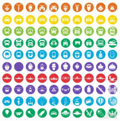 交通工具标志符号丨