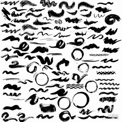 中国风水墨墨迹丨