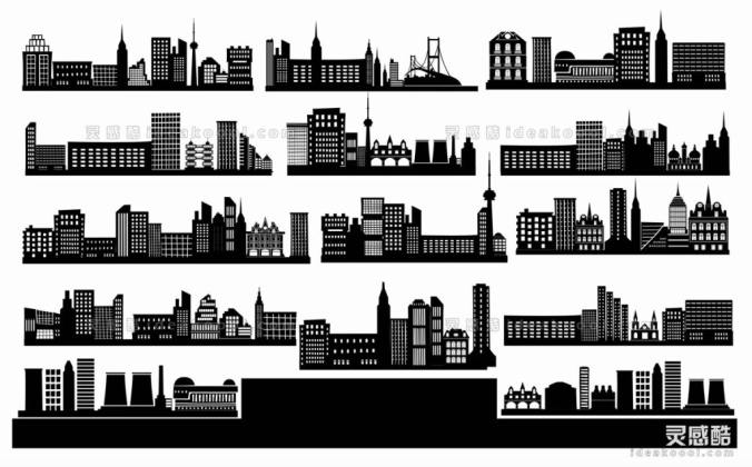 标志性建筑群剪影丨