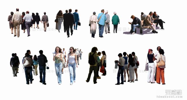 现代人群 人物贴图丨