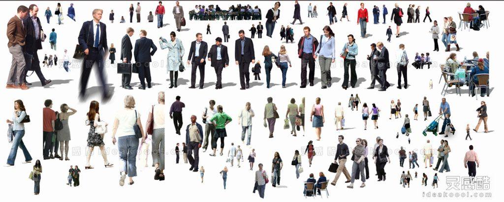 现代休闲人物贴图丨