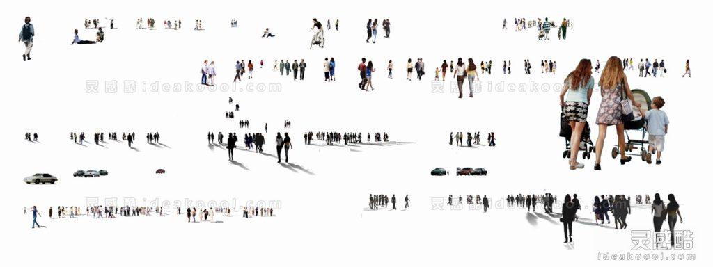 现代休闲人物贴图丨