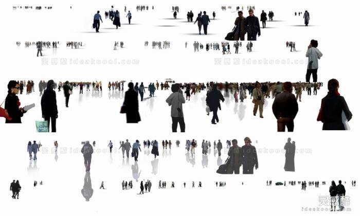 休闲人物贴图 人群丨