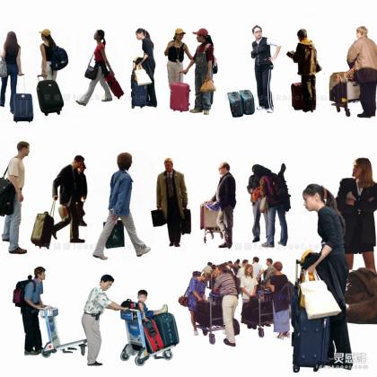 休闲人物贴图丨