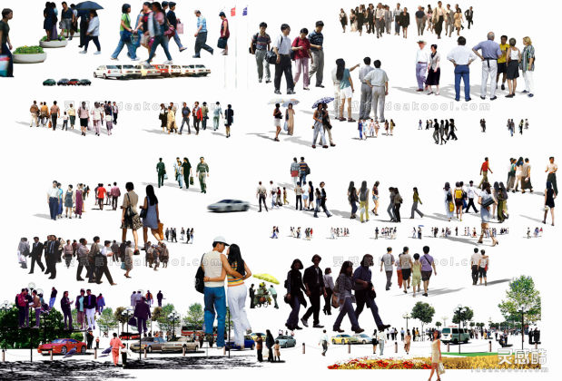 休闲人物贴图丨