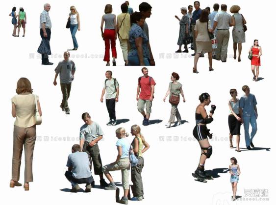 休闲人物贴图丨