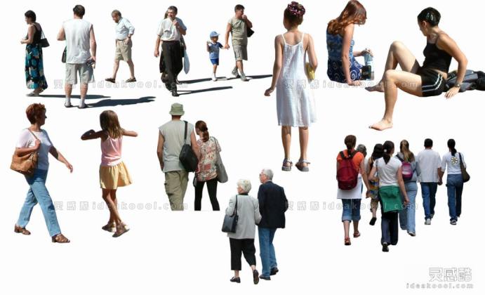 休闲人物贴图丨