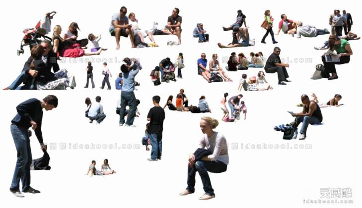 休闲人物贴图丨