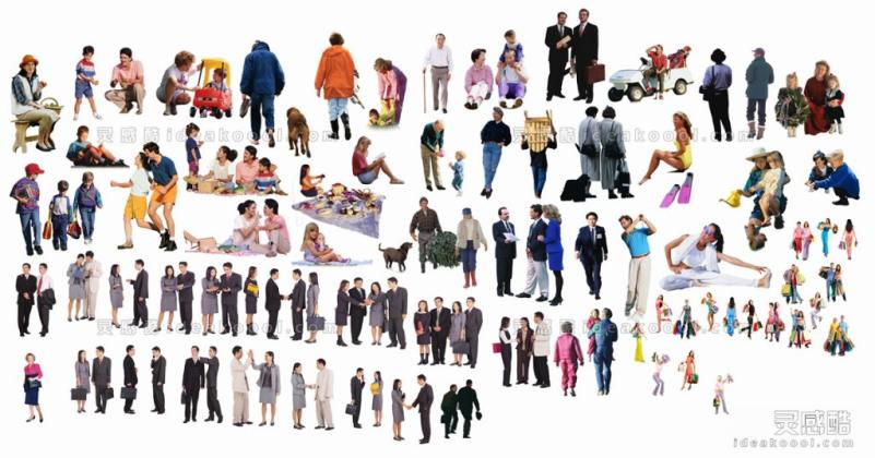 休闲人物贴图丨