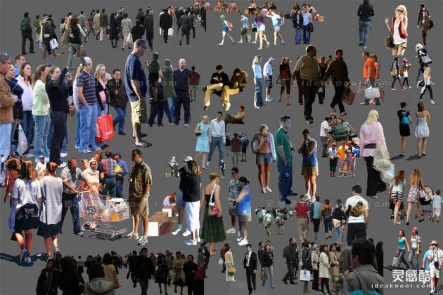 休闲人物贴图丨