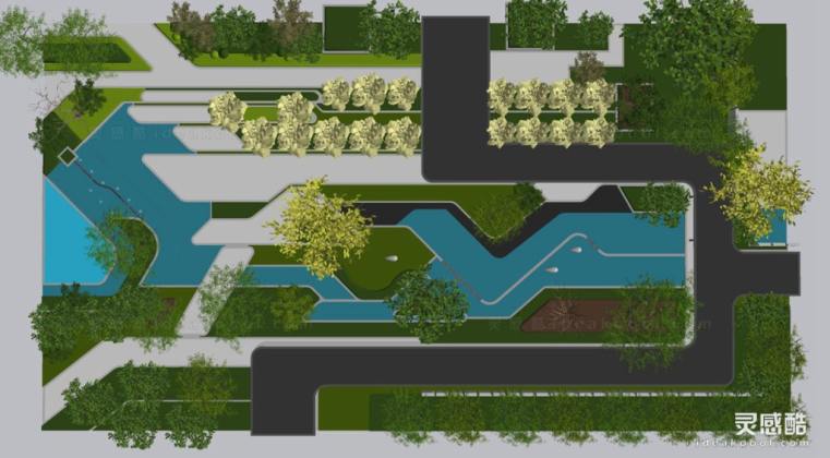 折线风示范区景观丨