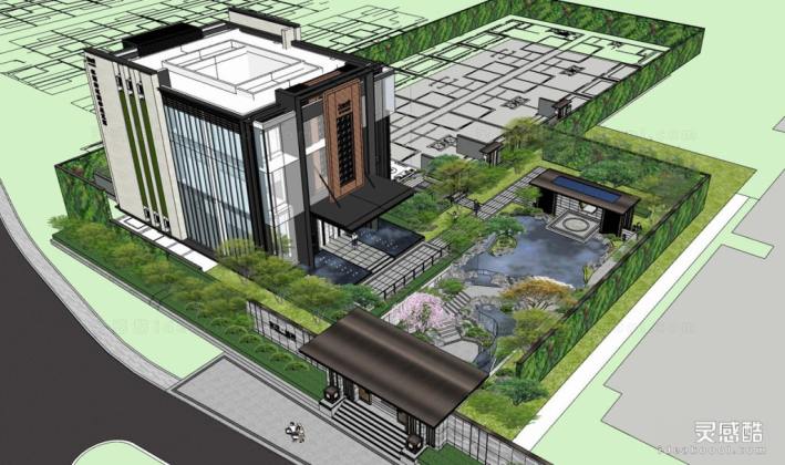 示范区景观 售楼处丨